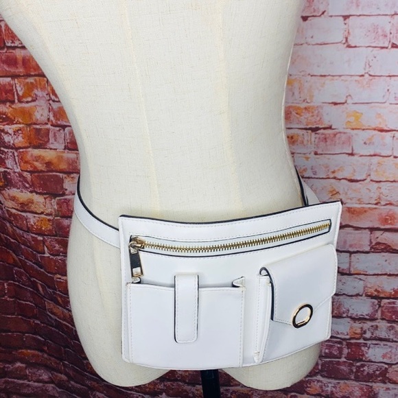 A New Day White Faux Leather Fanny Pack - Picture 4 of 9